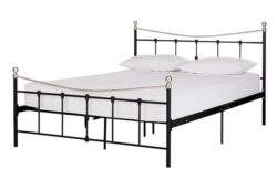 HOME Aeriel Small Double Bed Frame - Black.